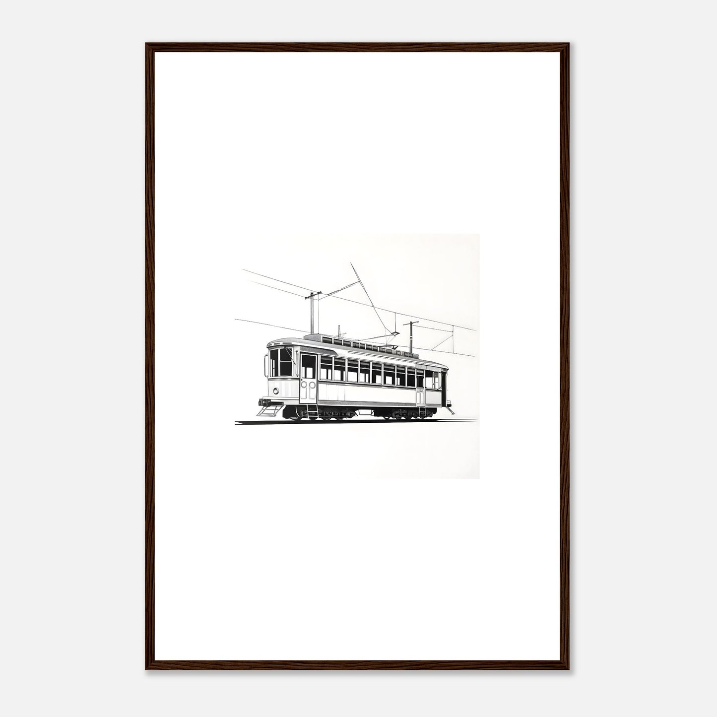 European Tram Detailed Drawing II