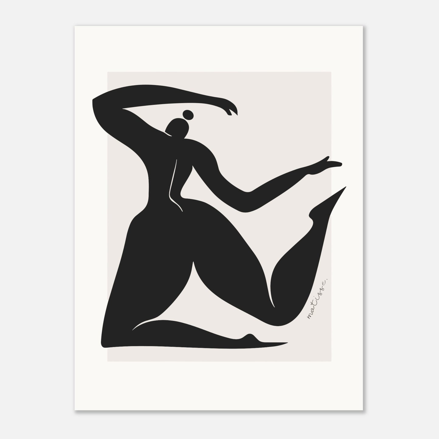 Henri Matisse Nu Noir Woman's Flight