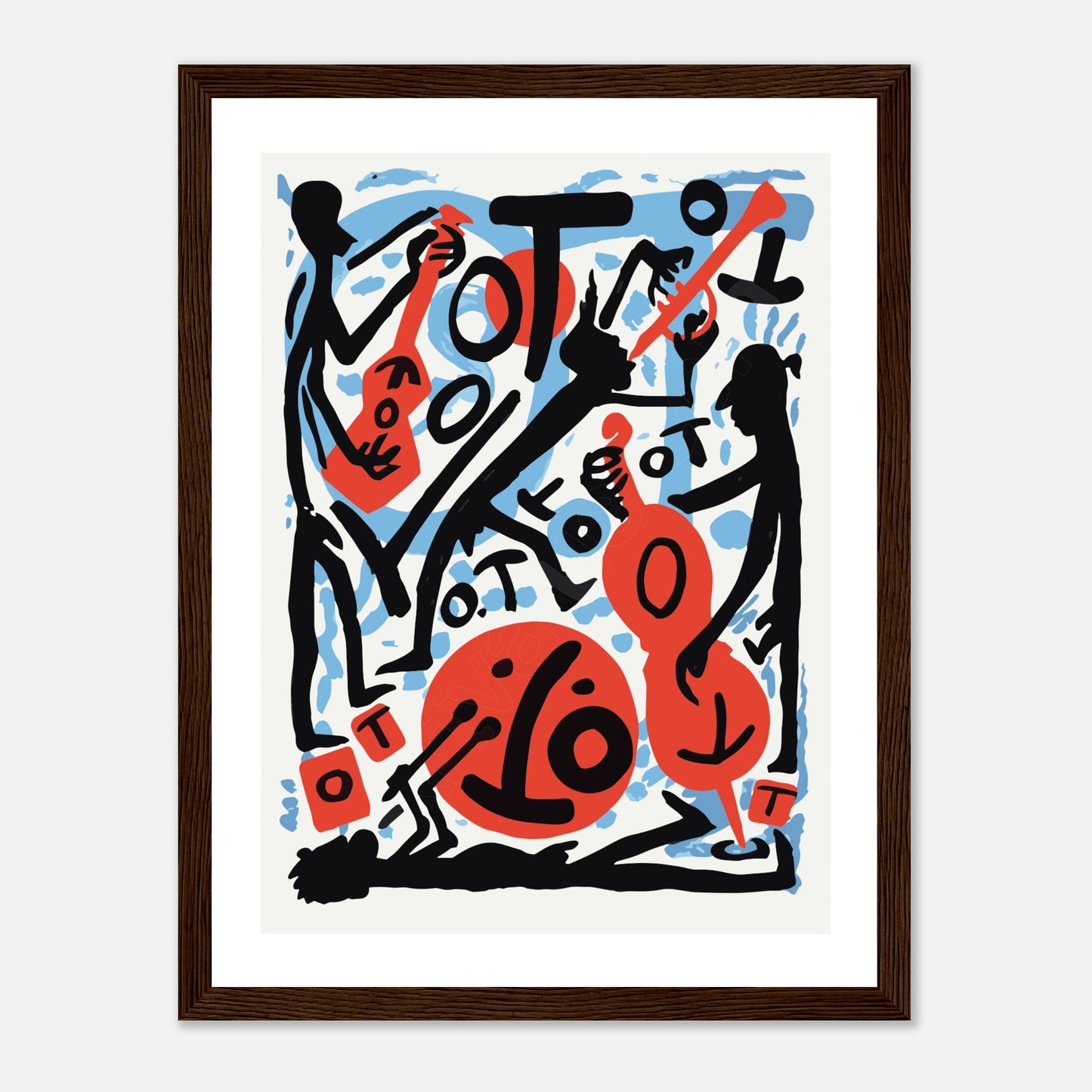 A.R. Penck's Jazz, 1989