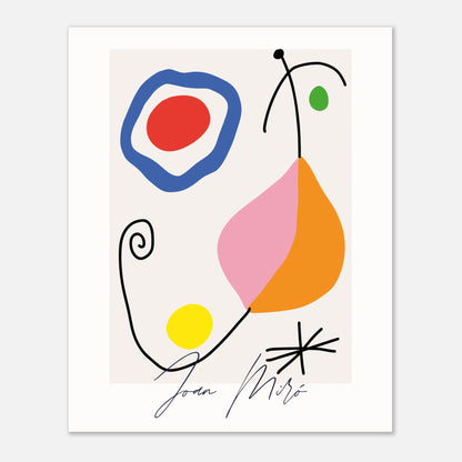 Joan Miró Kunstausstellung Minimalist III