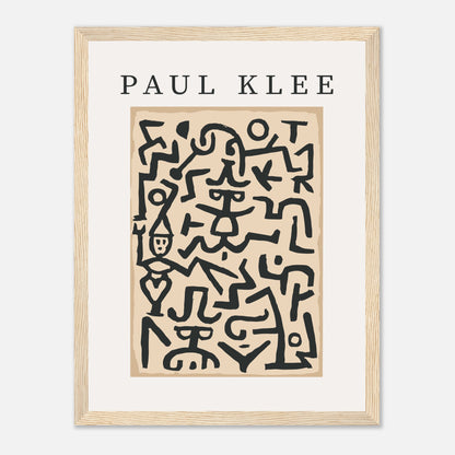 Prospectus des comédiens de Paul Klee 