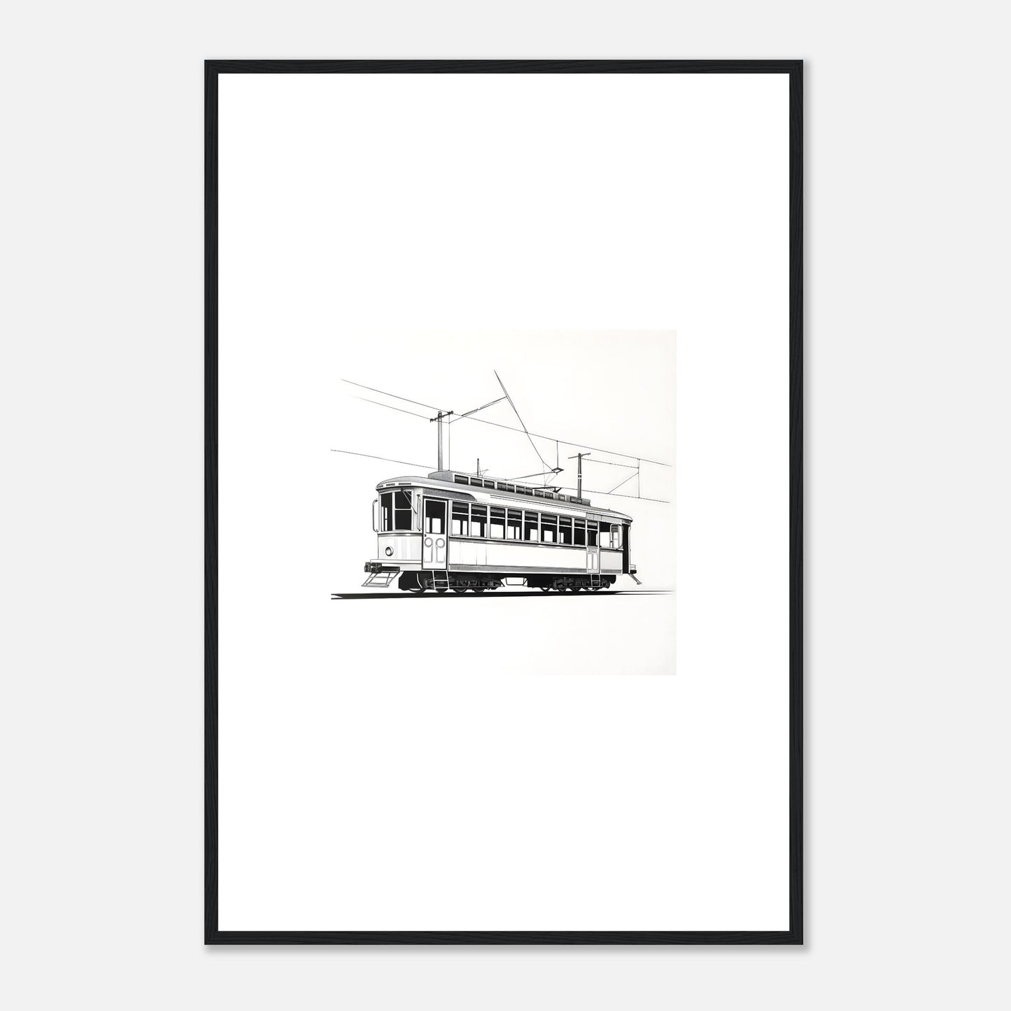 European Tram Detailed Drawing II