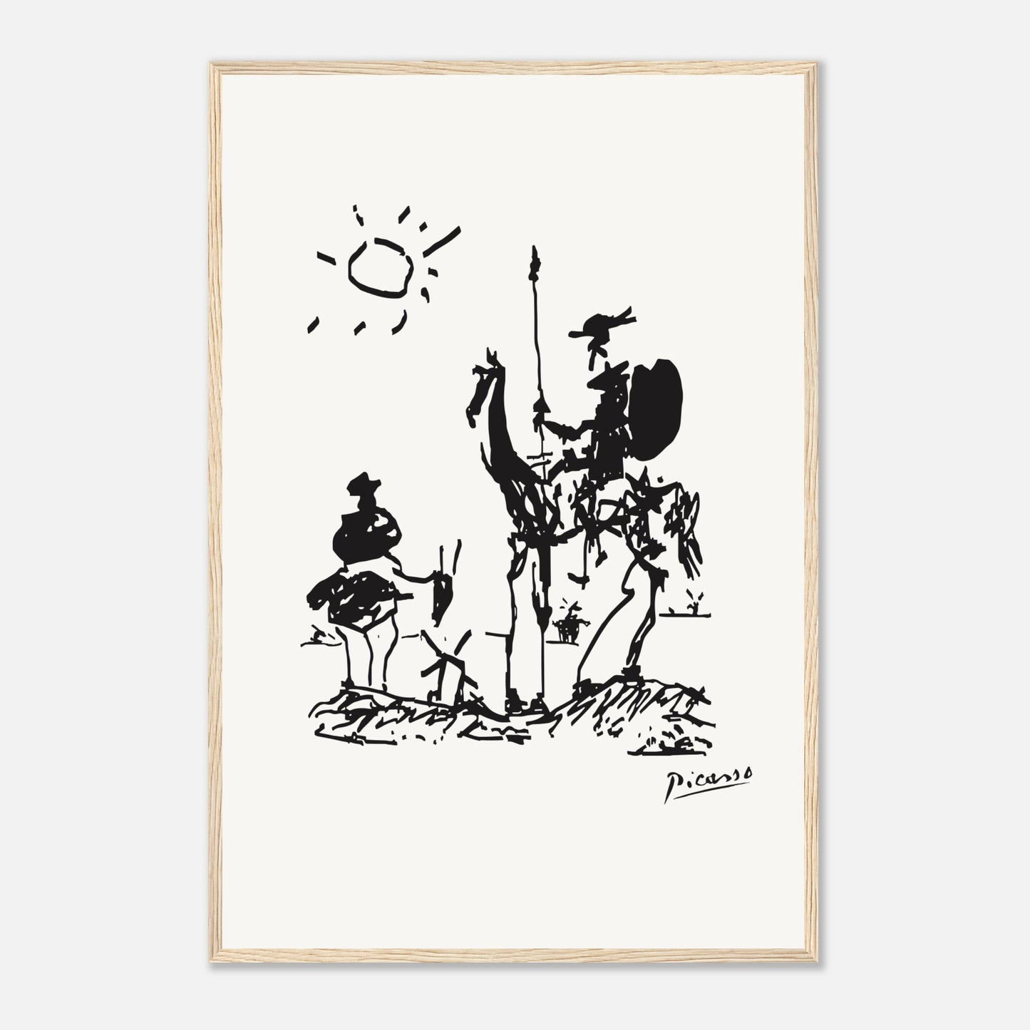 Pablo Picasso Dom Quixote 1955