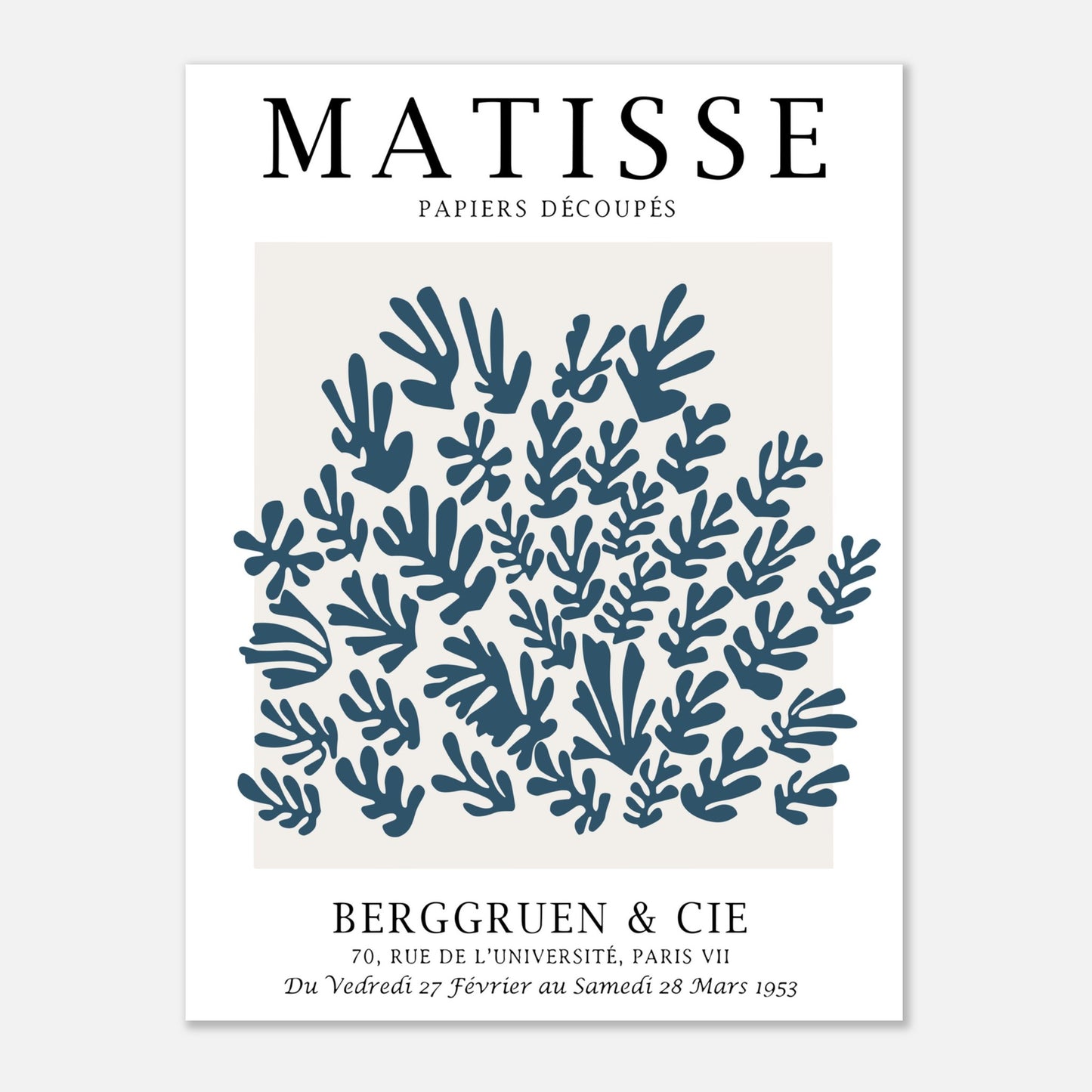 Henri Matisse Papiers Découpés Botanica Natura III