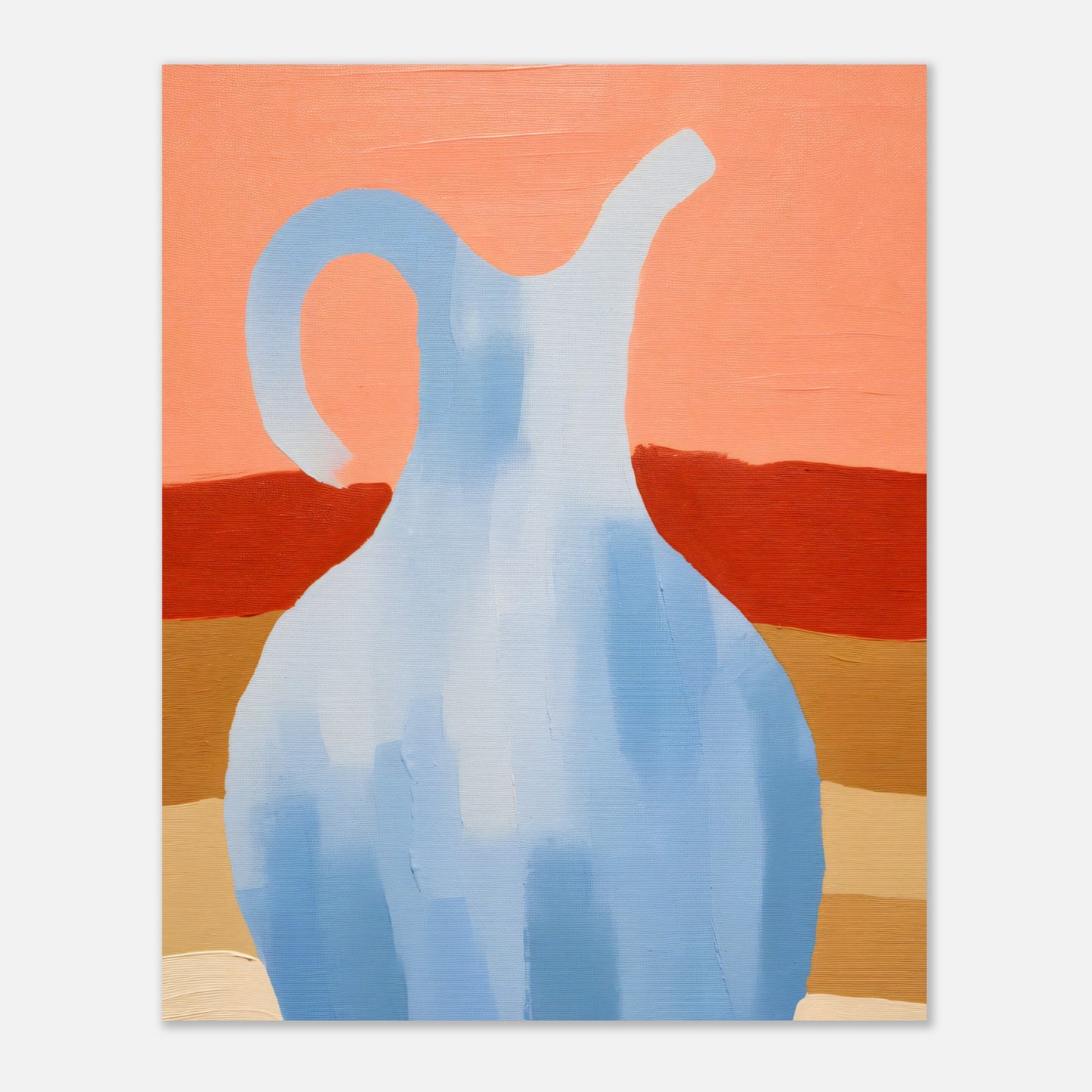 Vase haletant à l'huile II 