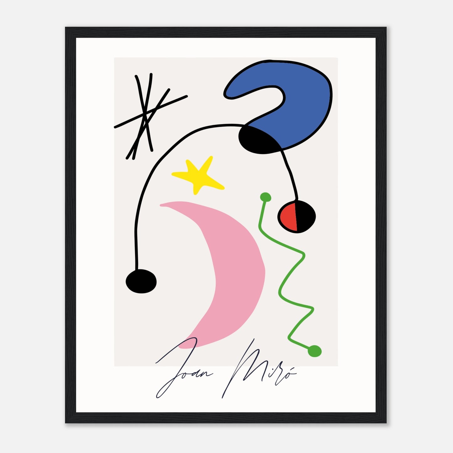 Joan Miró Kunstausstellung Minimalist II