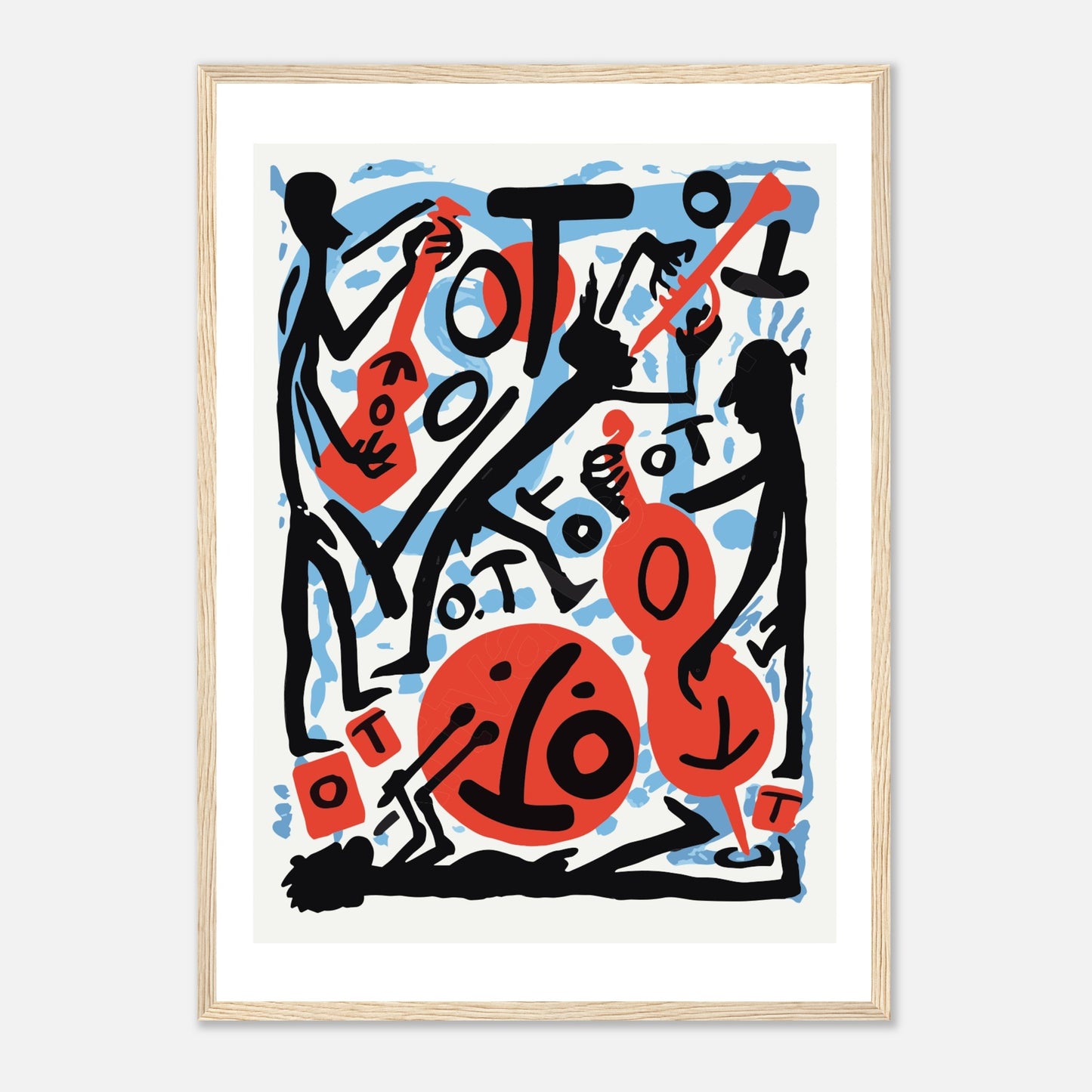 Le Jazz d'AR Penck, 1989