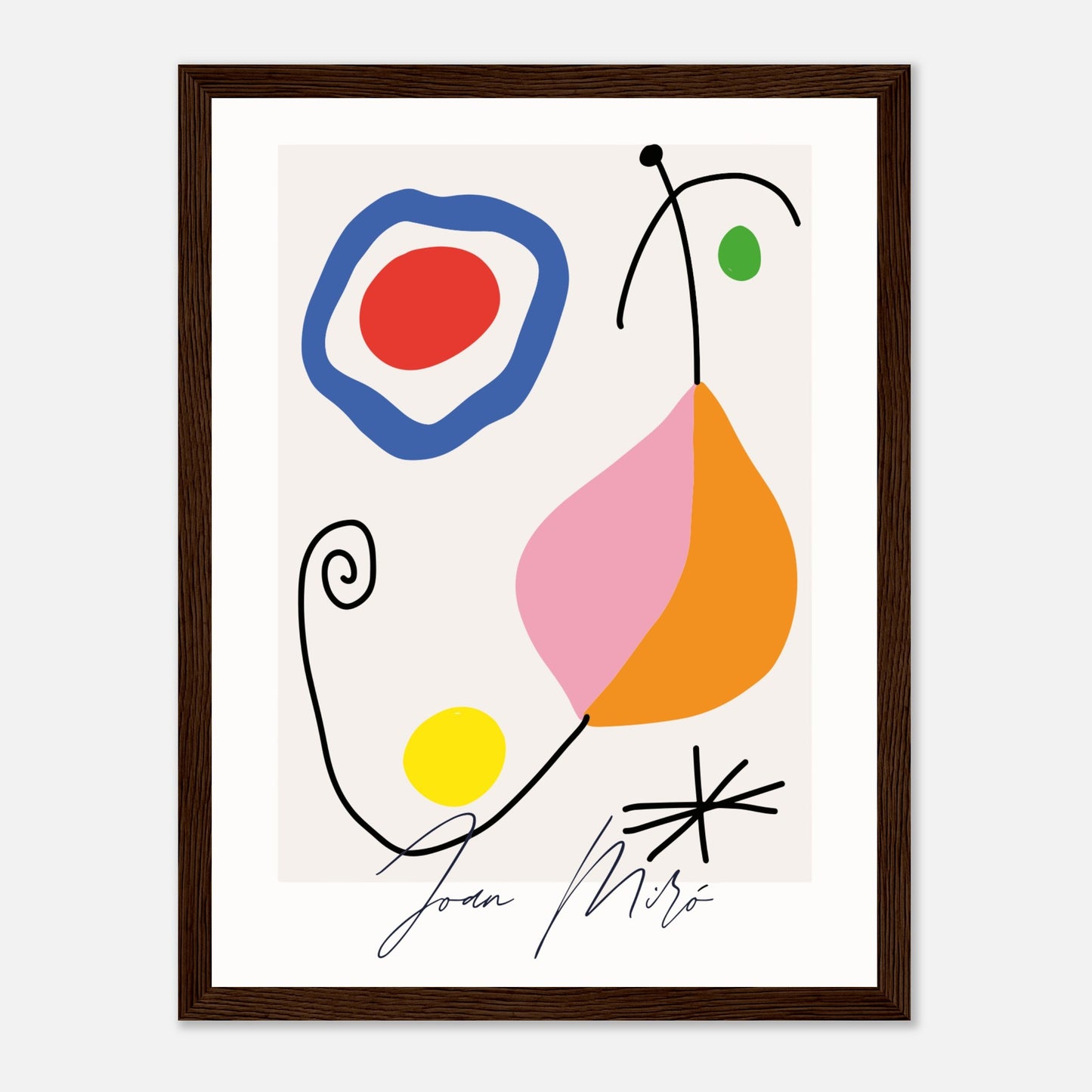 Joan Miró Kunstausstellung Minimalist III