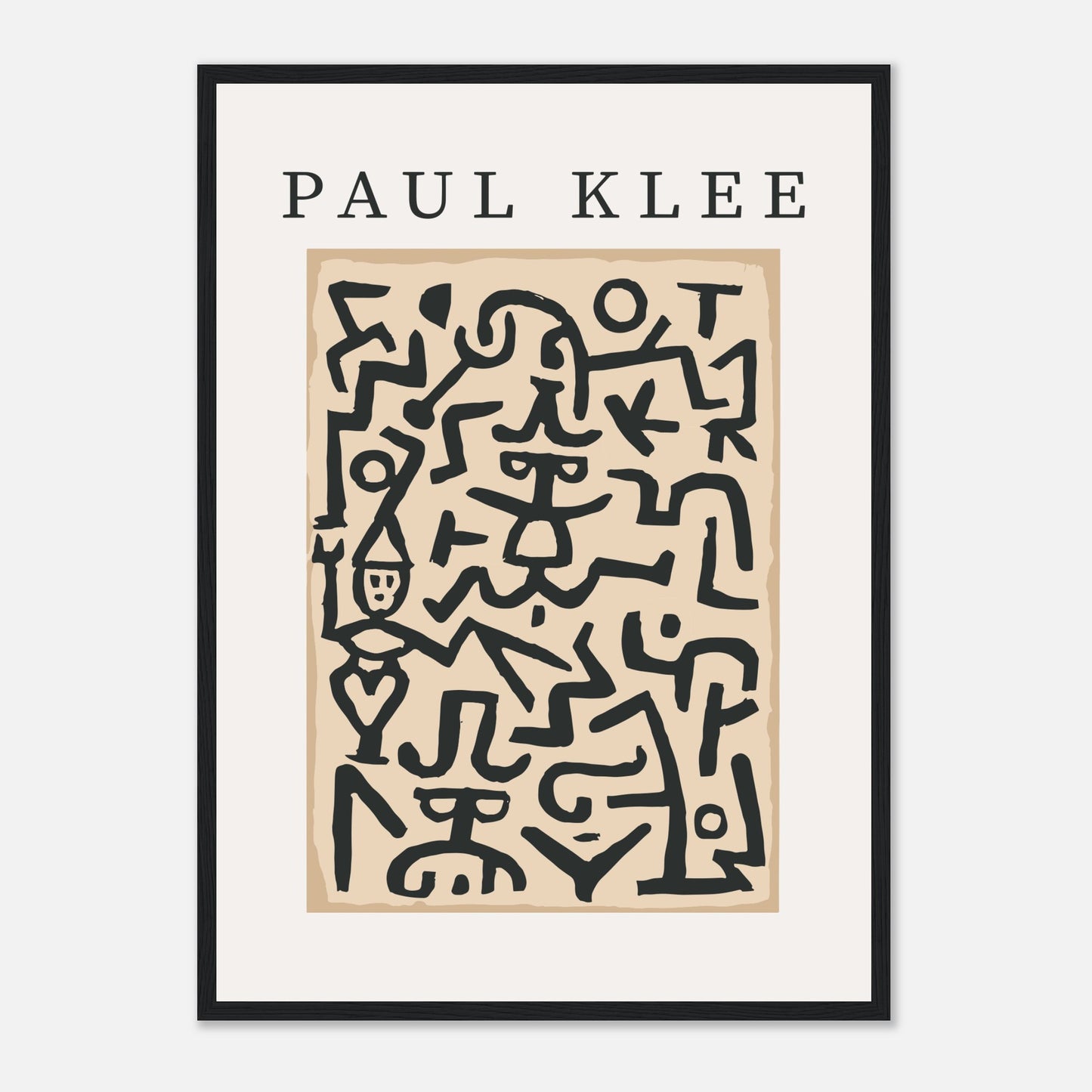 Prospectus des comédiens de Paul Klee 