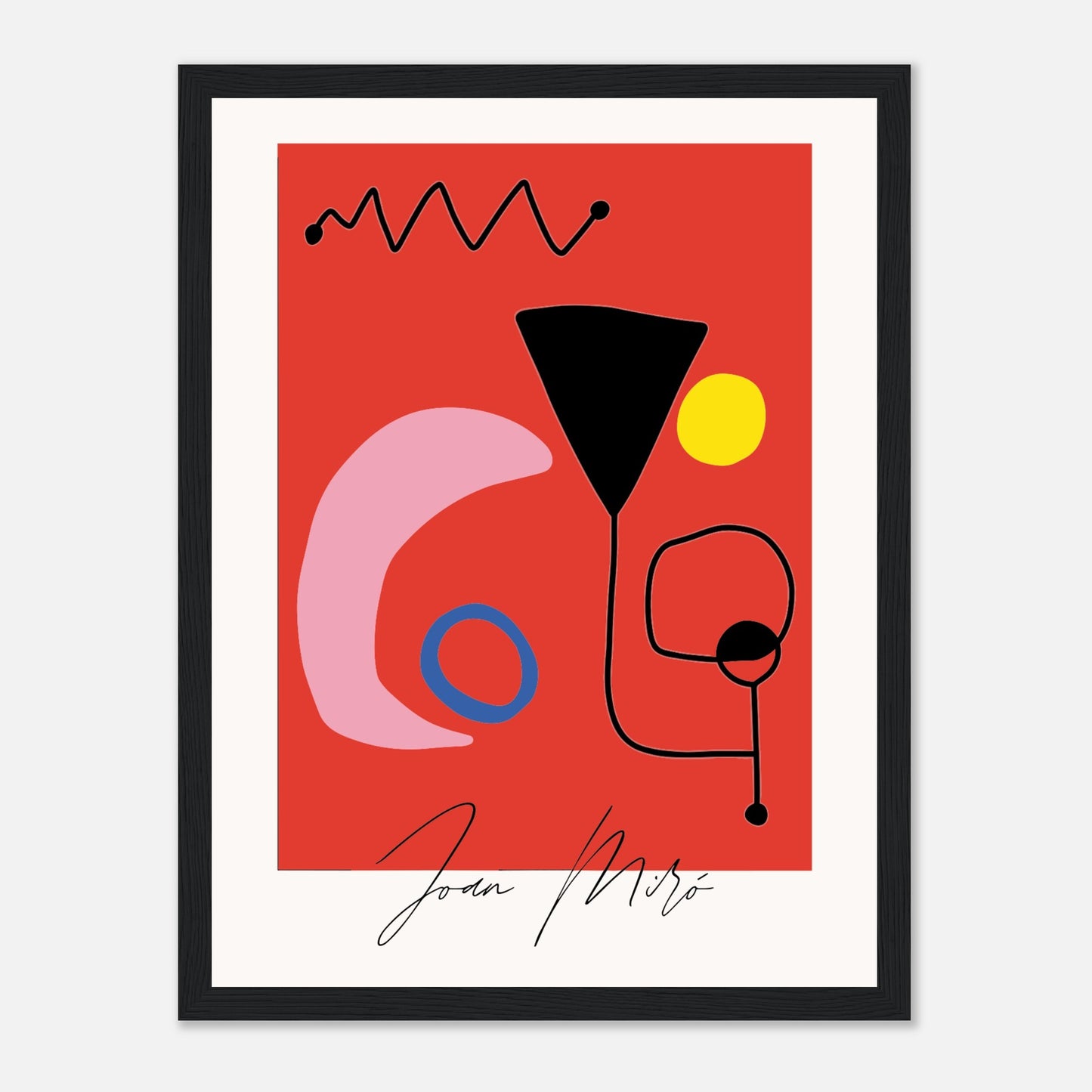 Joan Miró Kunstausstellung Minimalist VI