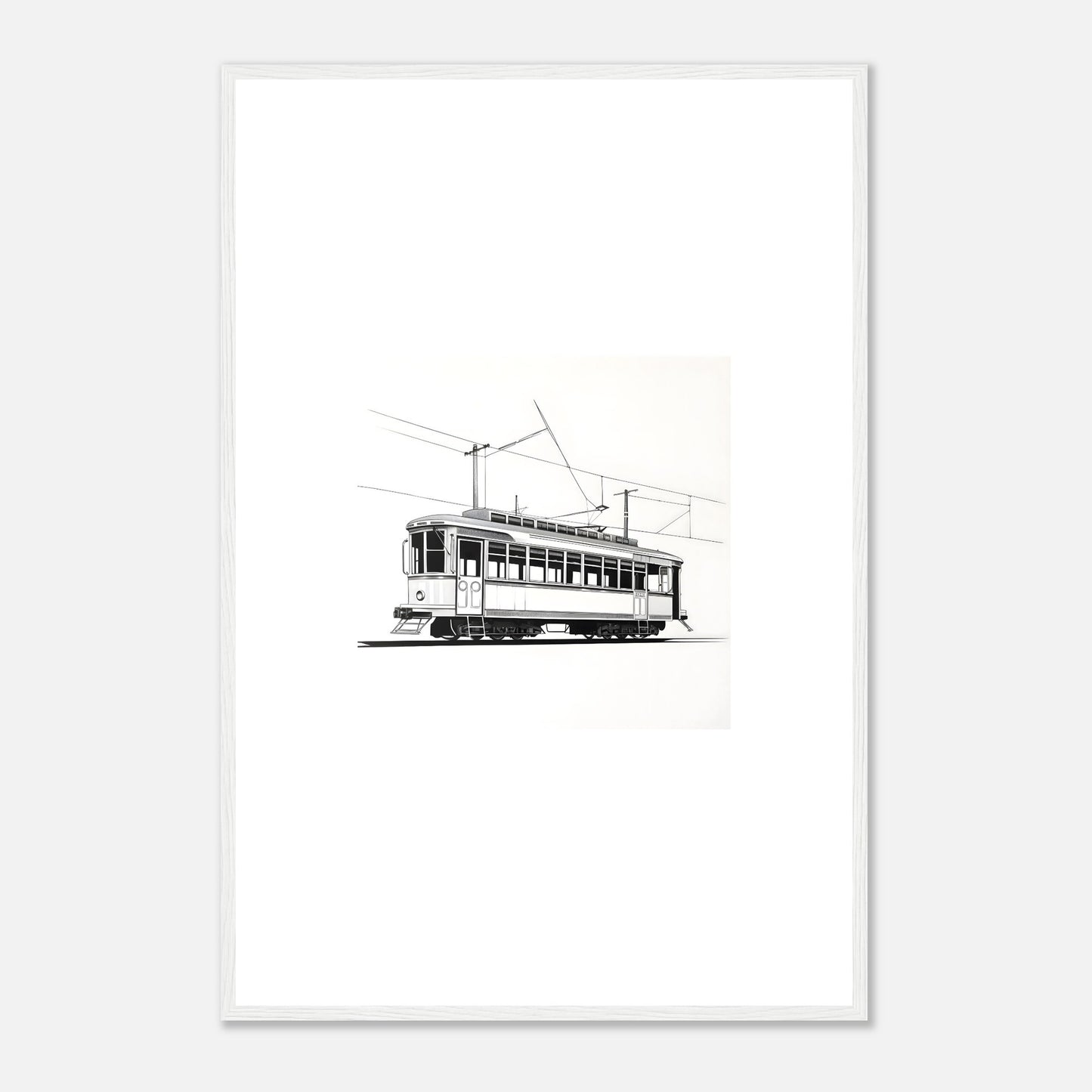 European Tram Detailed Drawing II