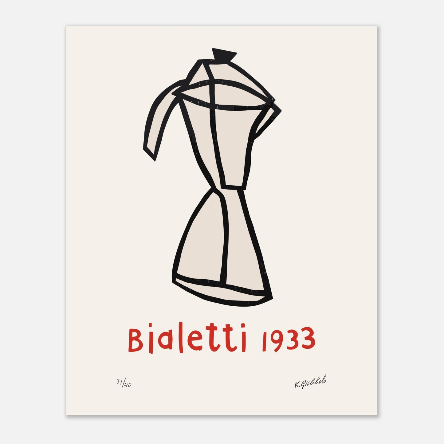 Bialetti 1933 by Klaas Gubbels, Original Representation