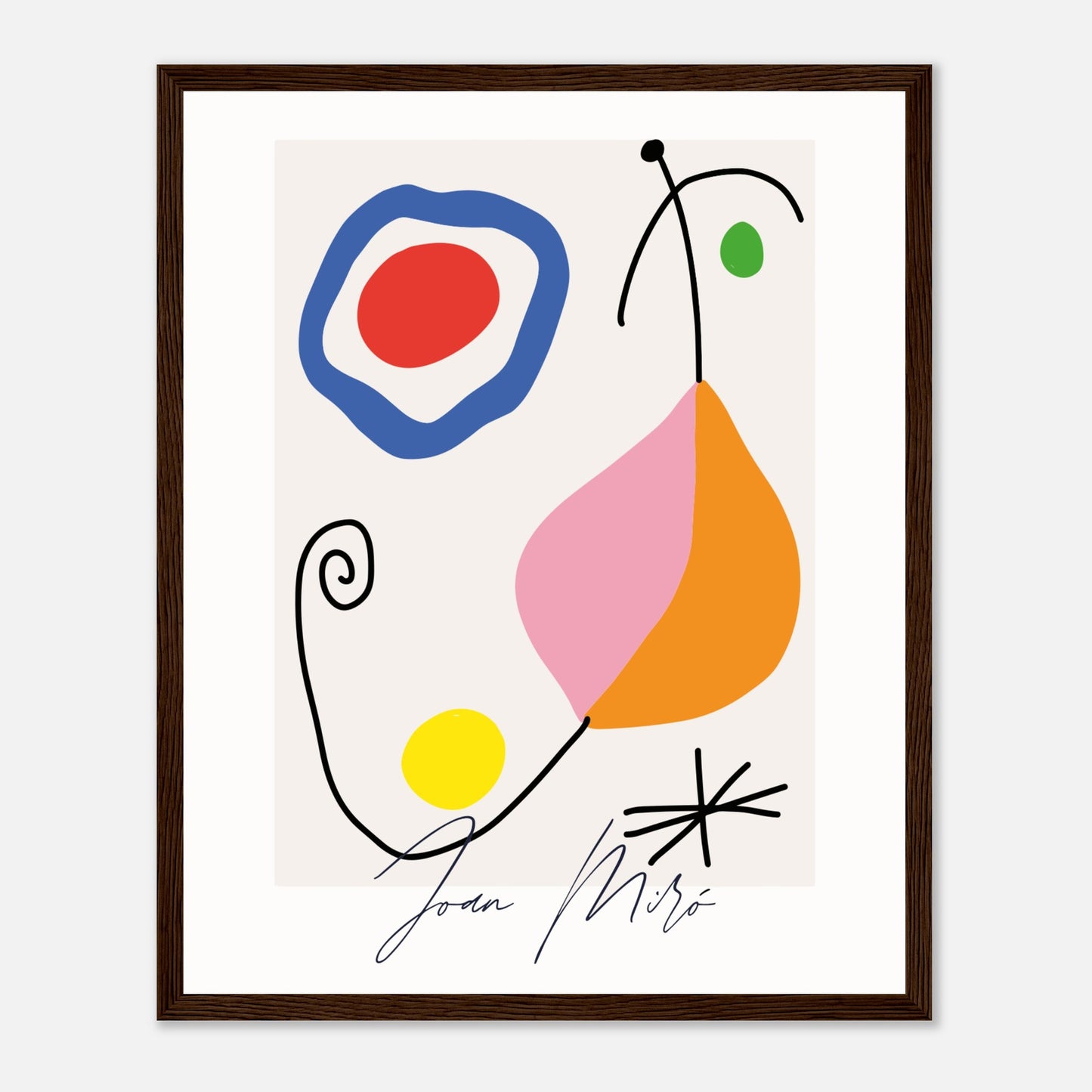 Joan Miró Kunstausstellung Minimalist III