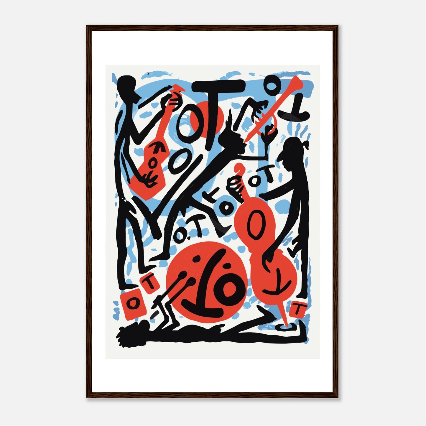 Le Jazz d'AR Penck, 1989