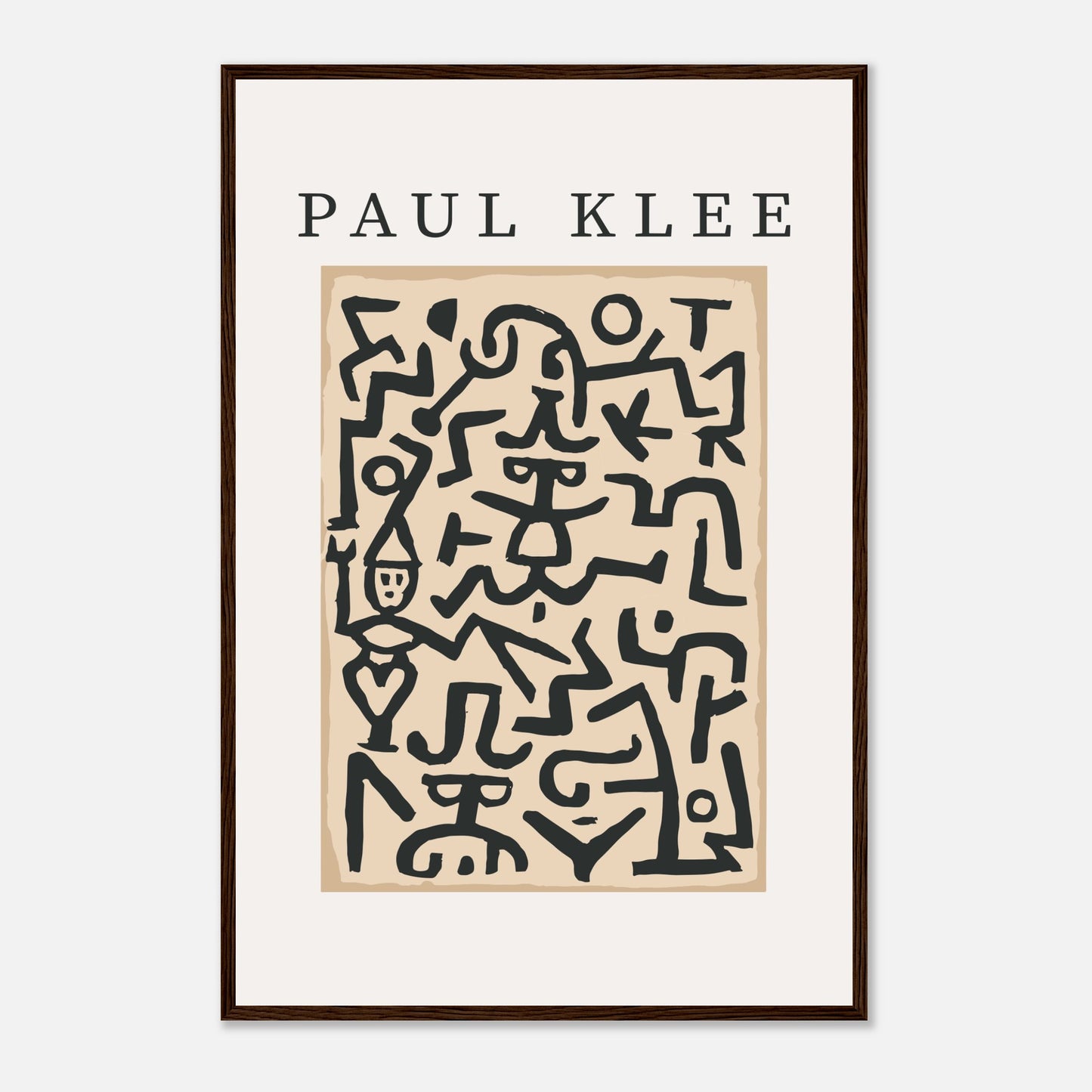 Prospectus des comédiens de Paul Klee 