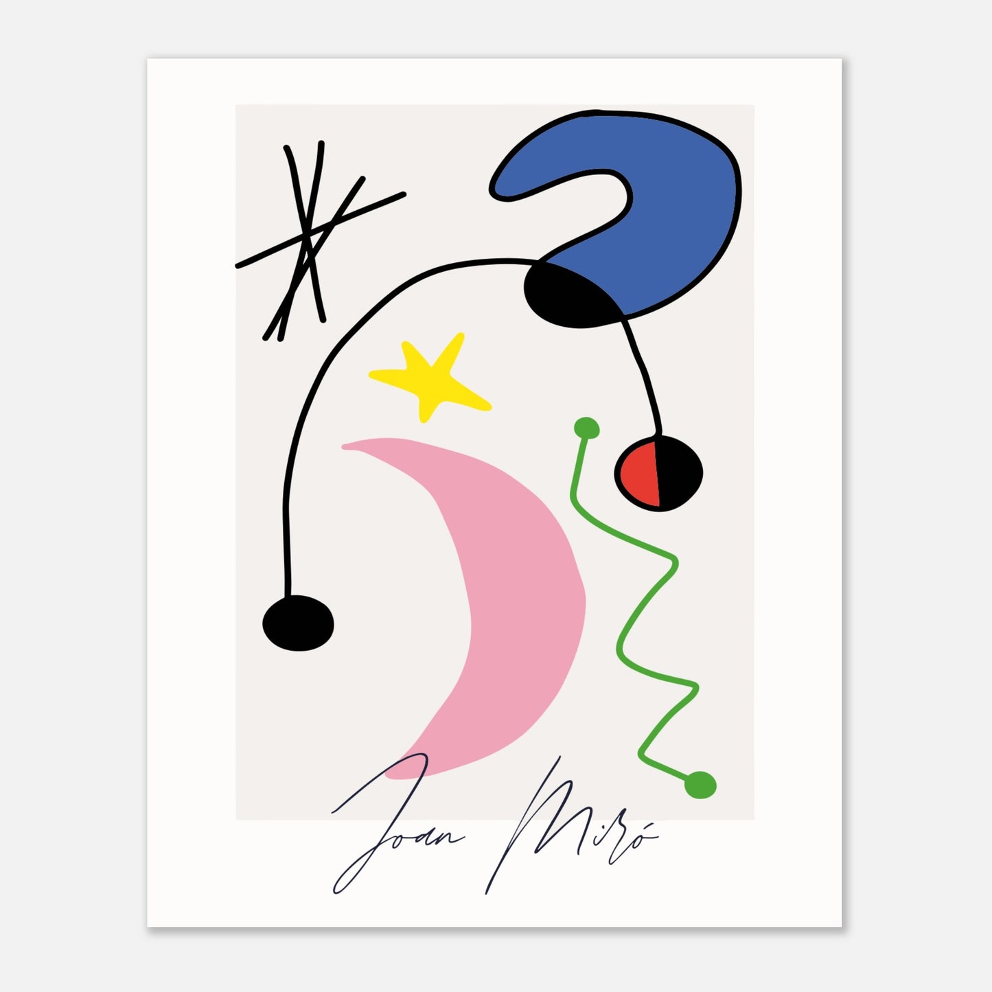 Joan Miró Kunstausstellung Minimalist II