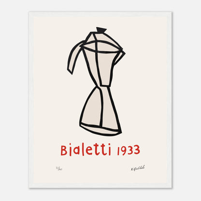 Bialetti 1933 par Klaas Gubbels, représentation originale