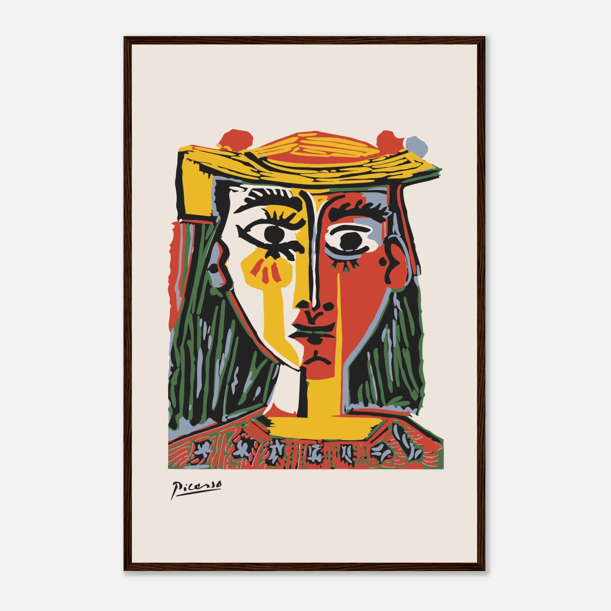 Pablo Picasso Portrait of a Woman with a Hat 1962 – Printopia