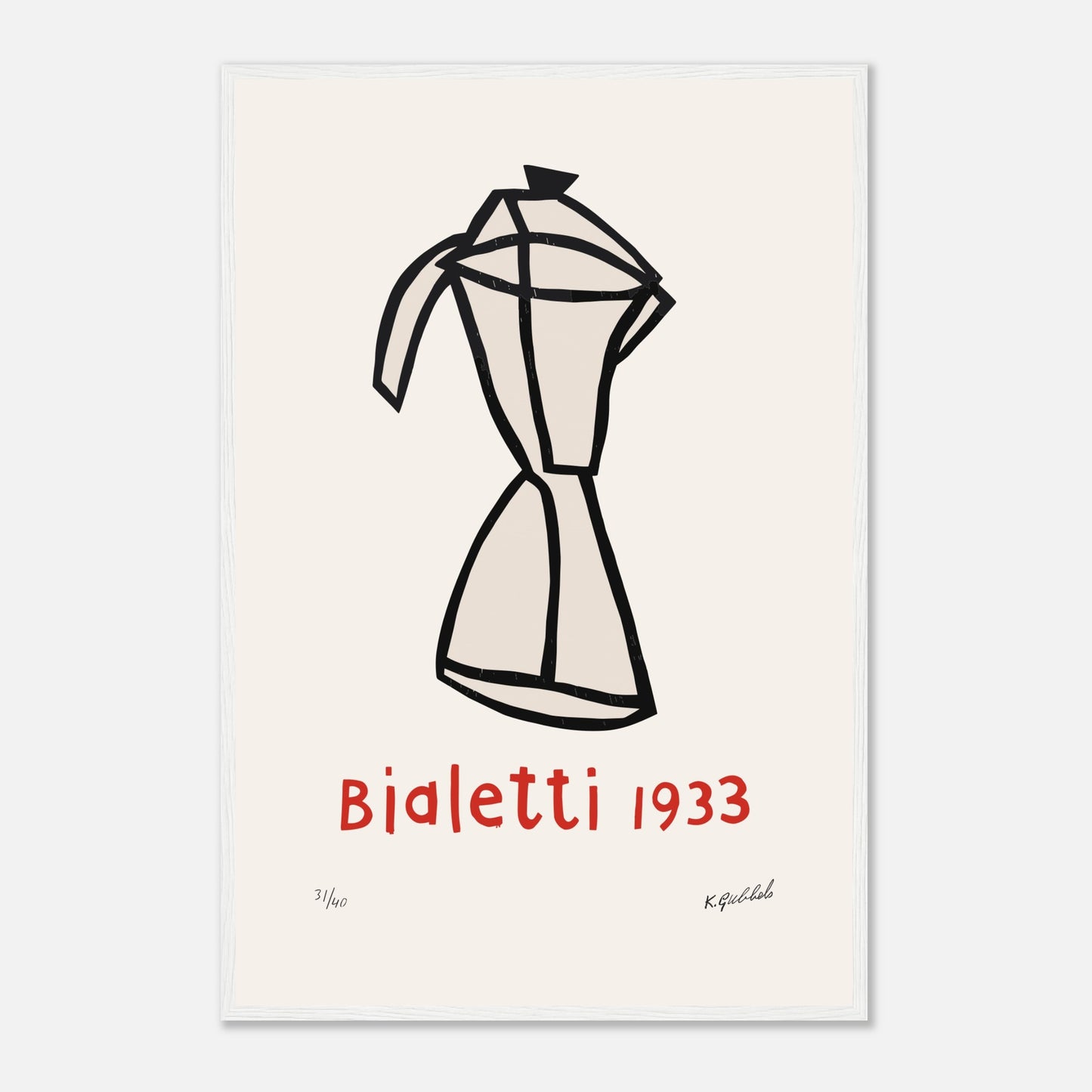 Bialetti 1933 de Klaas Gubbels, Representação Original