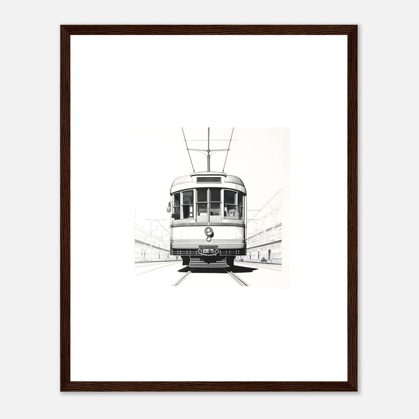 European Tram Detailed Drawing