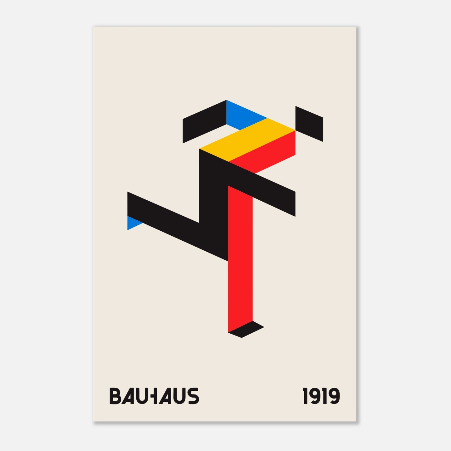 Bauhaus, L'homme qui court, 1919 