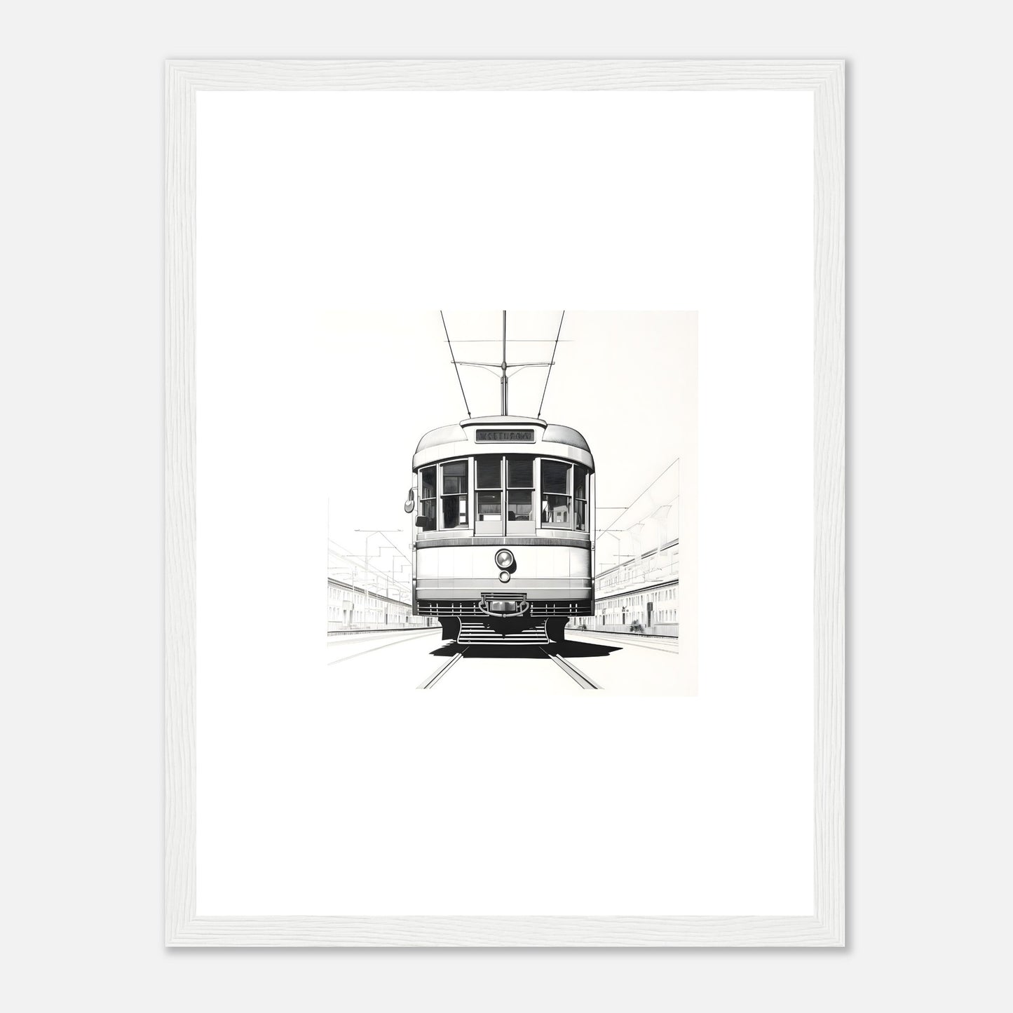 European Tram Detailed Drawing