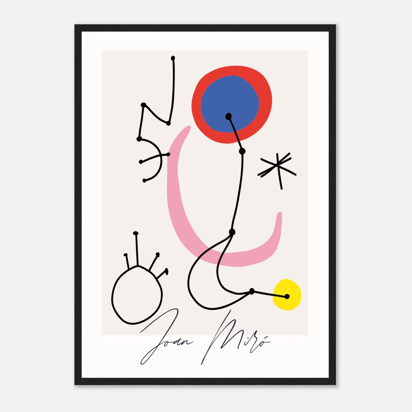 Joan Miró Kunstausstellung Minimalist V