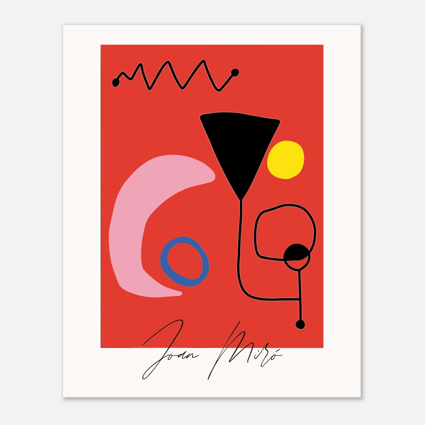 Joan Miró Kunstausstellung Minimalist VI