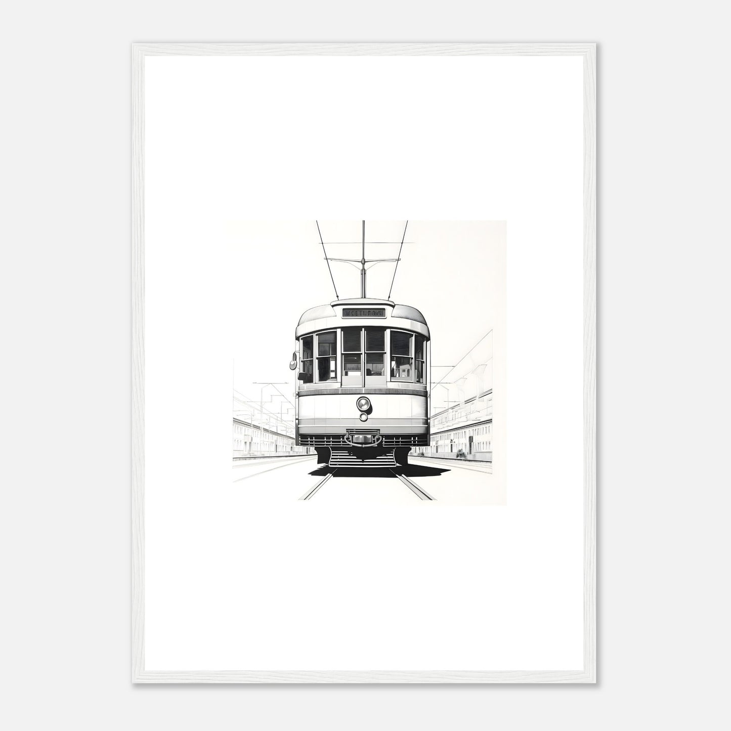 European Tram Detailed Drawing