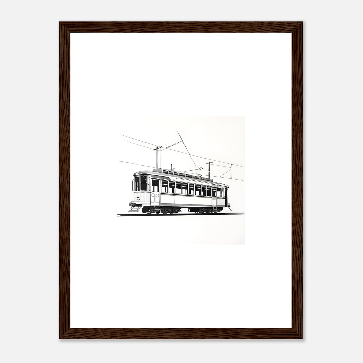 European Tram Detailed Drawing II