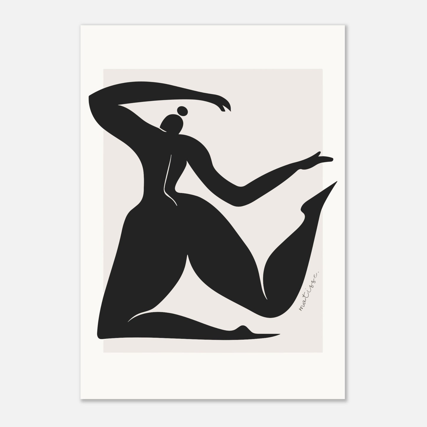 Henri Matisse Nu Noir Woman's Flight