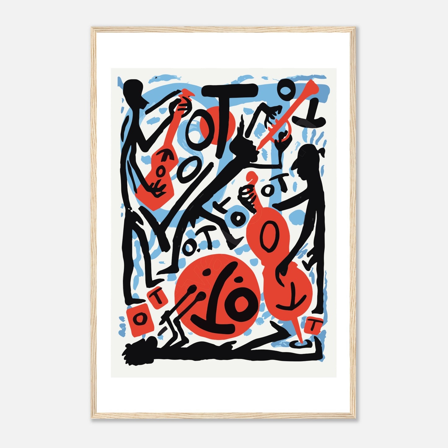 Jazz de AR Penck, 1989