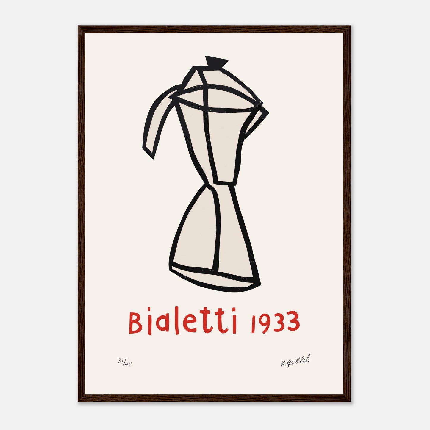 Bialetti 1933 by Klaas Gubbels, Original Representation