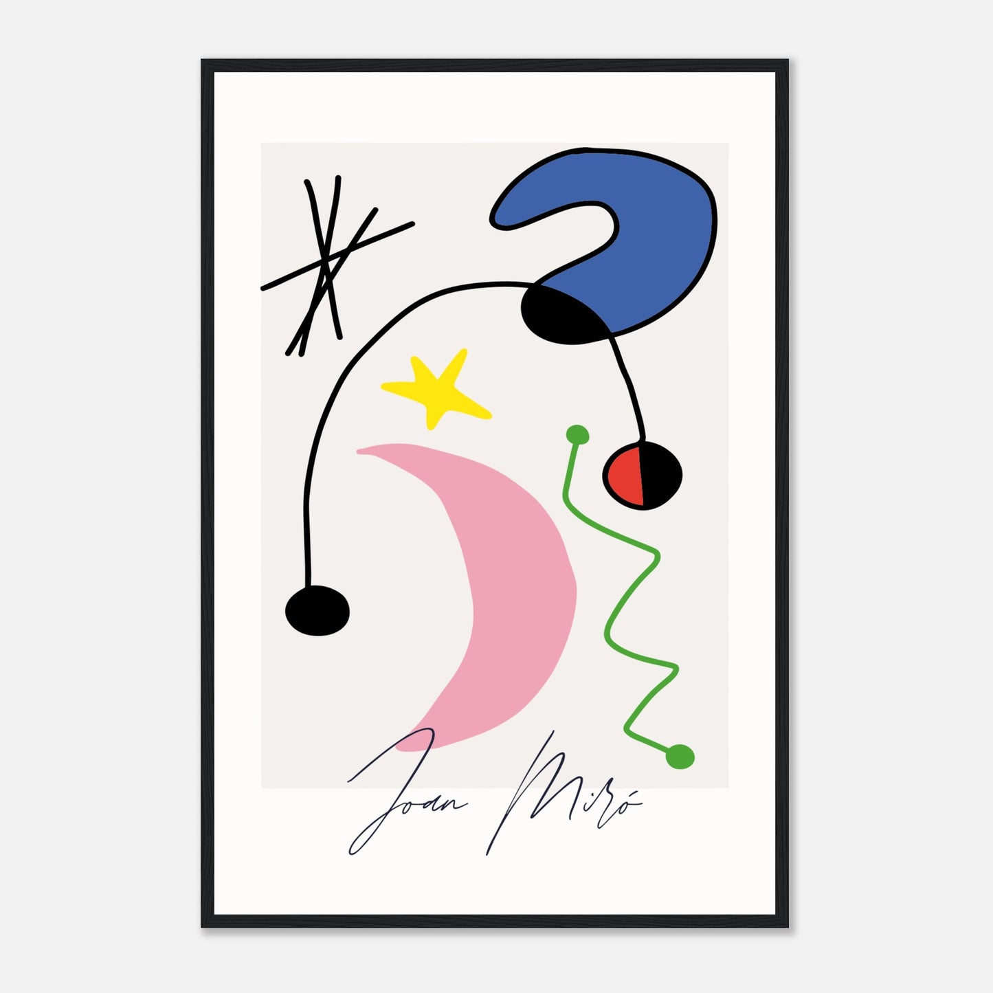 Joan Miró Art Exhibition Minimalist II