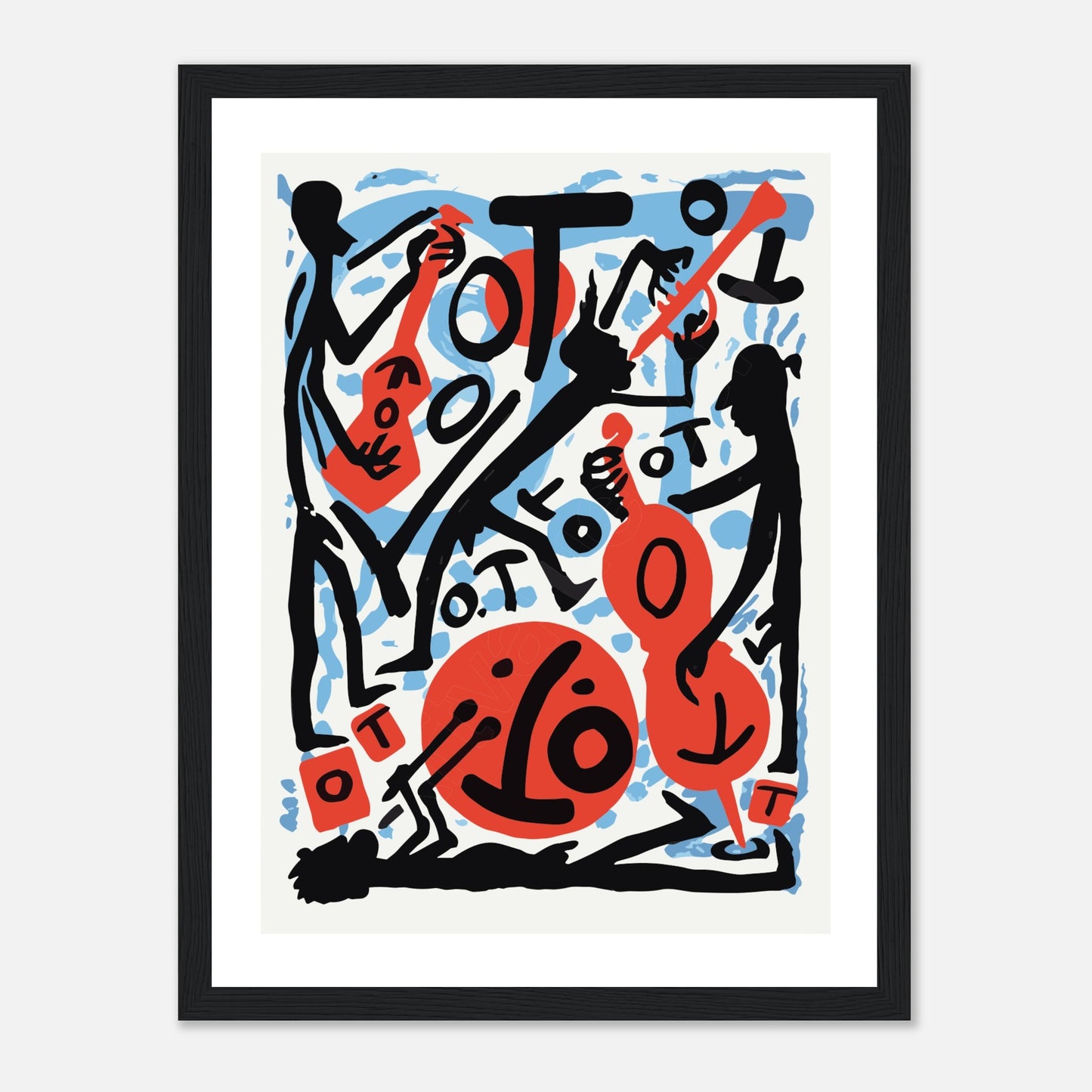 Jazz de AR Penck, 1989