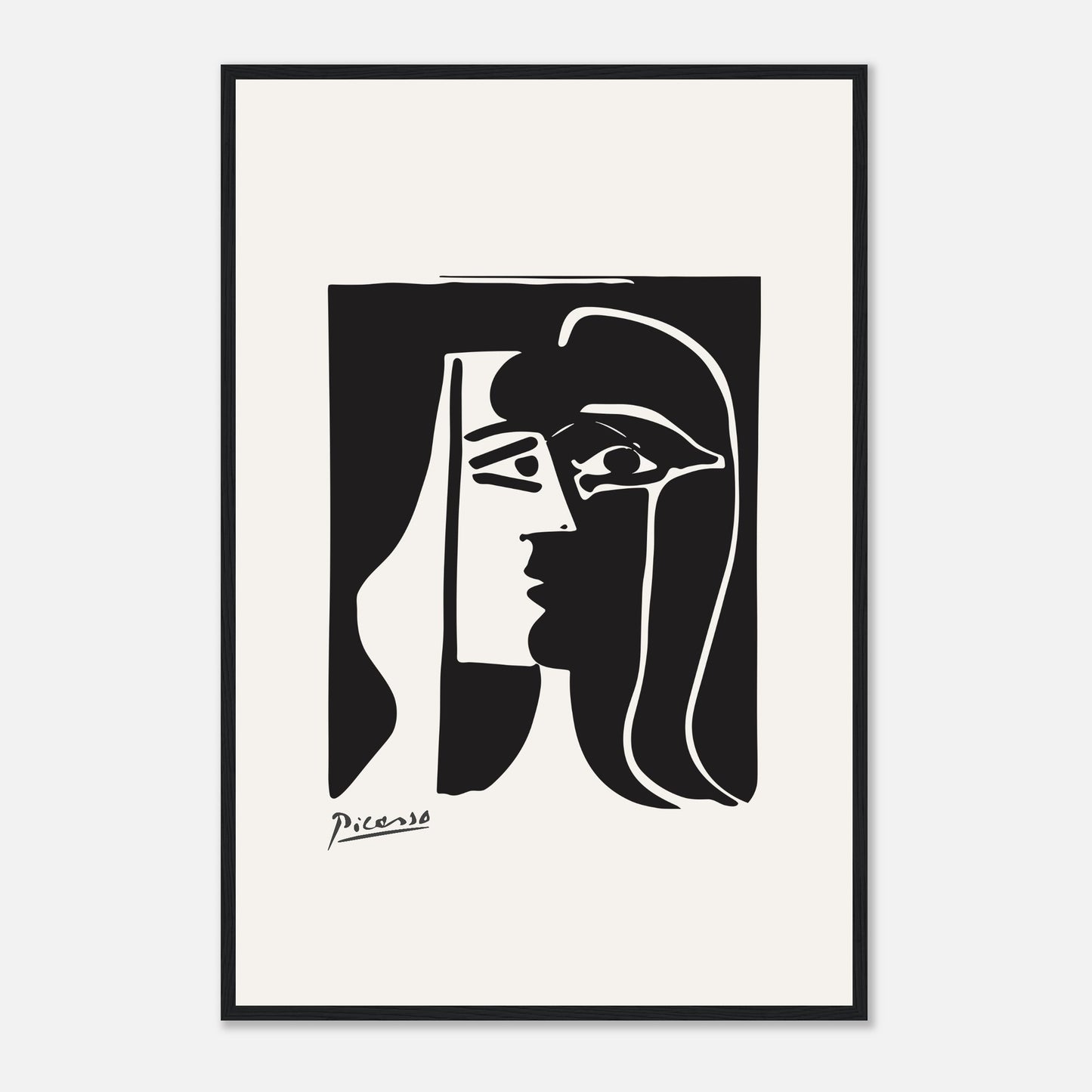 Reproduction du baiser 1979 de Picasso