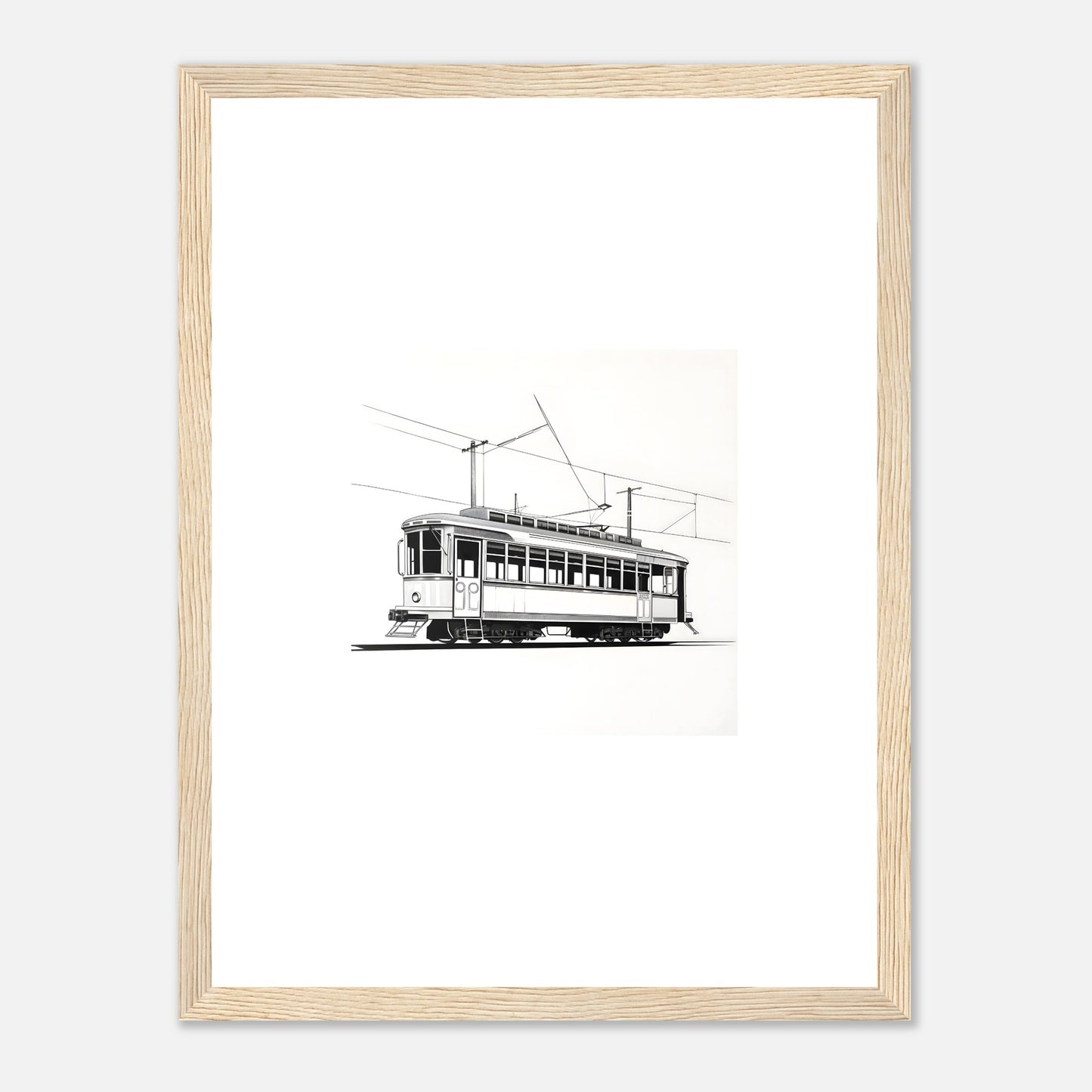 European Tram Detailed Drawing II