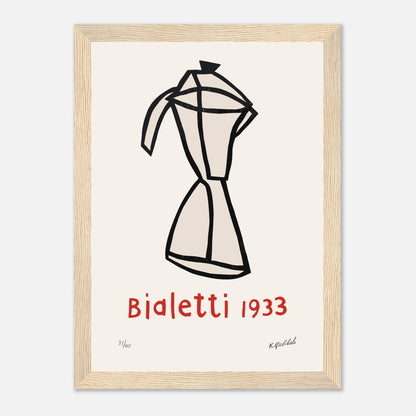 Bialetti 1933 par Klaas Gubbels, représentation originale