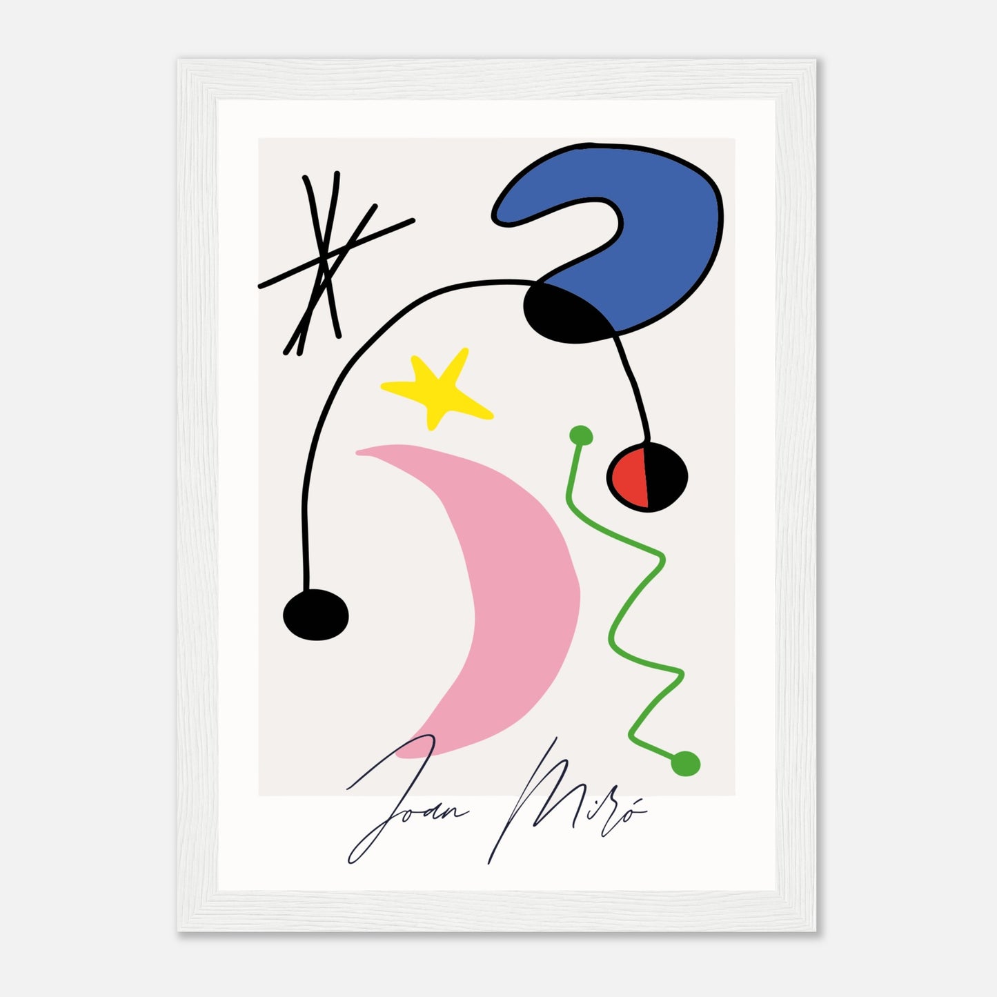 Joan Miró Kunstausstellung Minimalist II