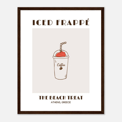 Iced Frappé: Ein Strandkaffee-Genuss