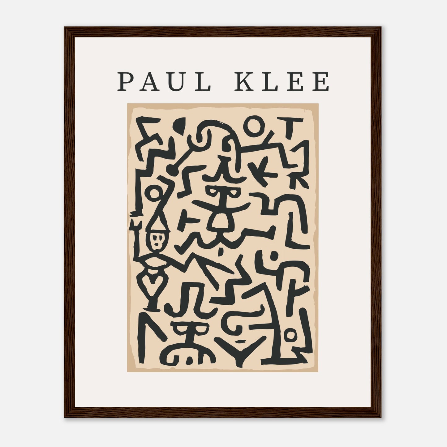 Paul Klee Komiker-Flugblatt 