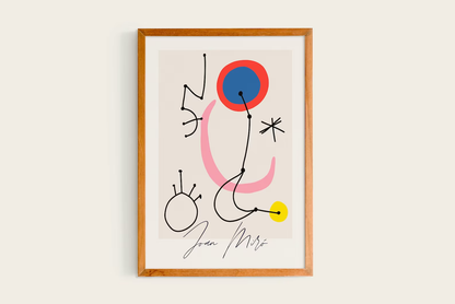 Joan Miró Kunstausstellung Minimalist V