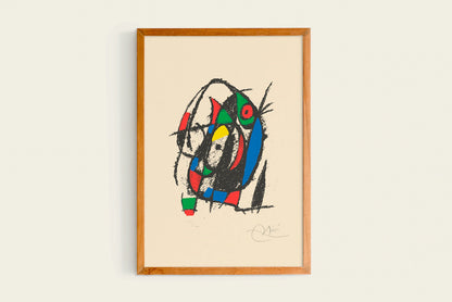 Joan Miró Plate V 1975