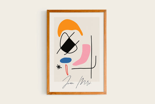 Joan Miró Kunstausstellung Minimalist I