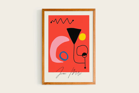 Joan Miró Kunstausstellung Minimalist VI