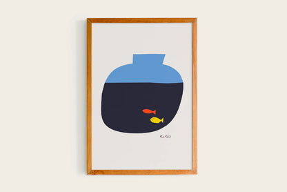 Paul Rand Goldfish in a Bowl, 1962