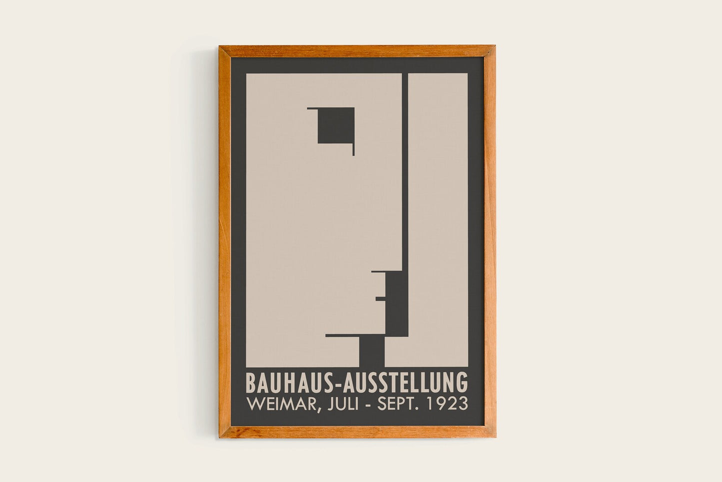 Bauhaus, emblème Face Ausstellung, 1923