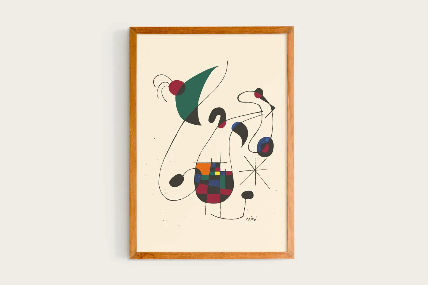 Joan Miró, La chanteuse mélancolique, 1955