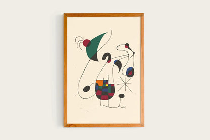 Joan Miró, La chanteuse mélancolique, 1955