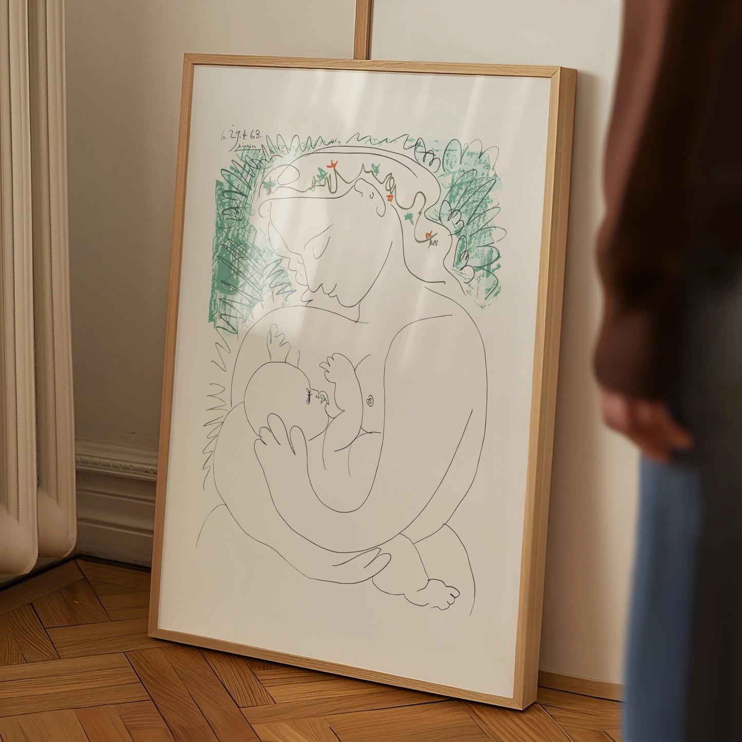 Pablo Picasso, Maternité Femme et enfant, 1963